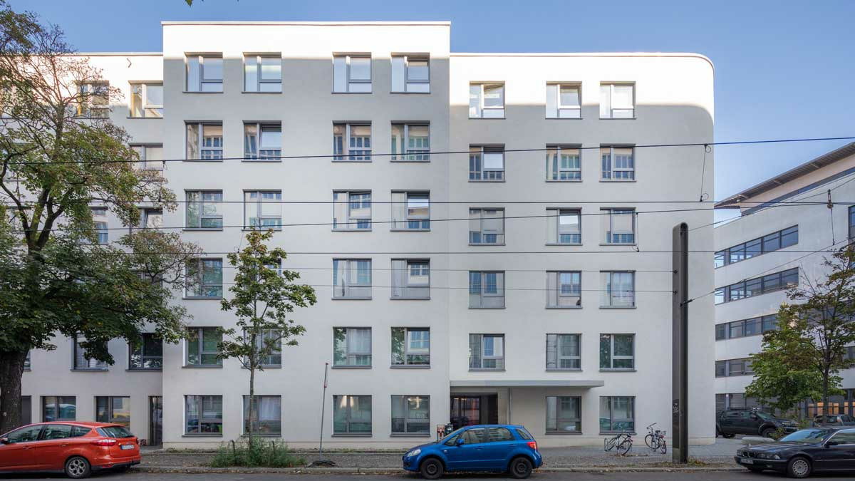 Microliving Objekt, Berlin, Außenansicht