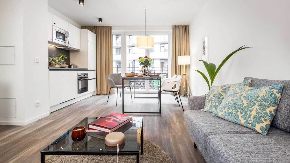 Microliving Objekt, Hamburg, Innenansicht