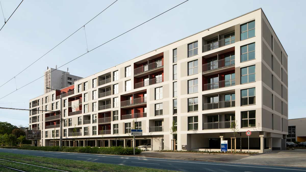 Microliving Objekt, Dresden, Außenansicht