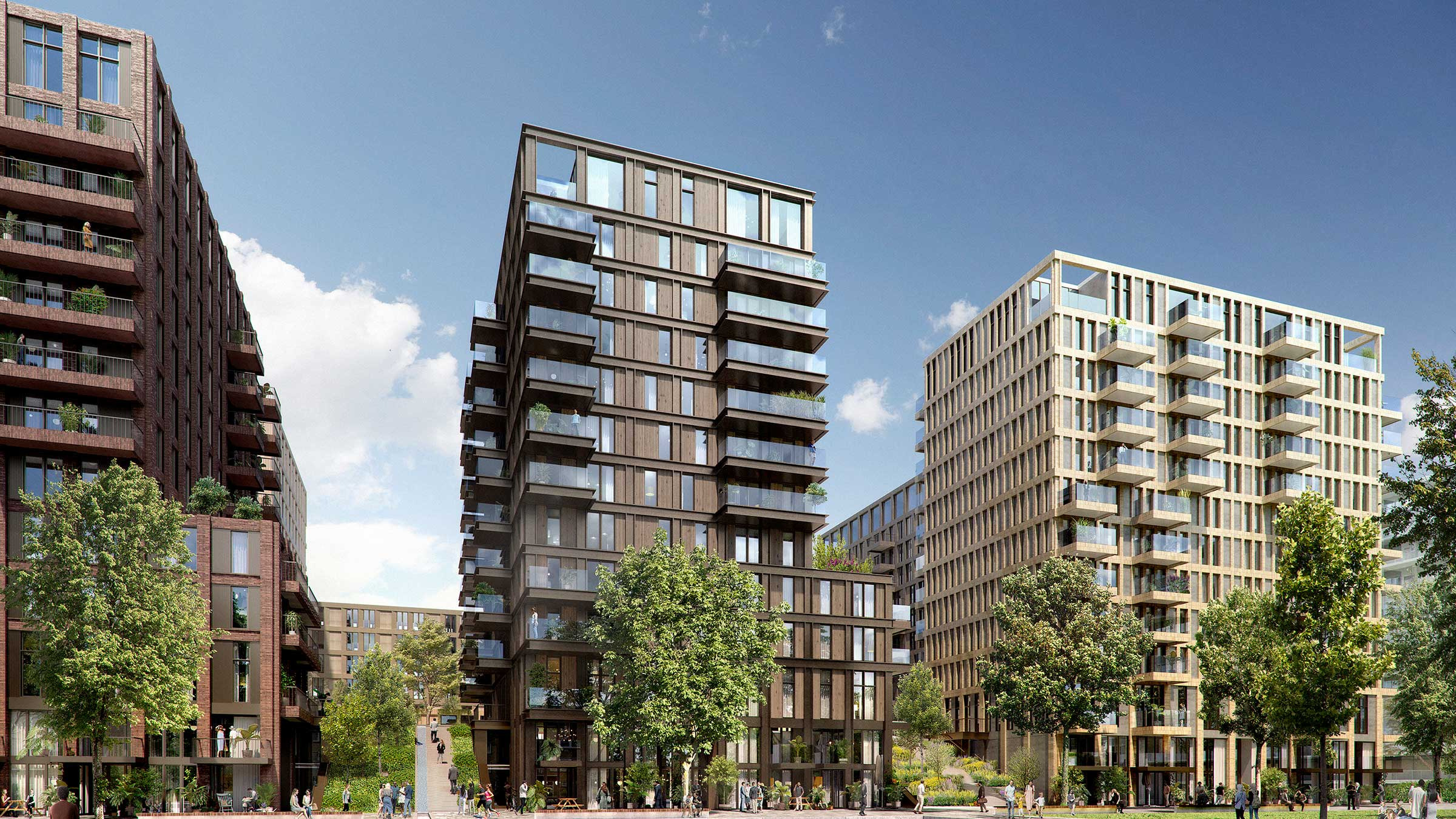 Mix Quartiersentwicklung, Amsterdam, Außenansicht